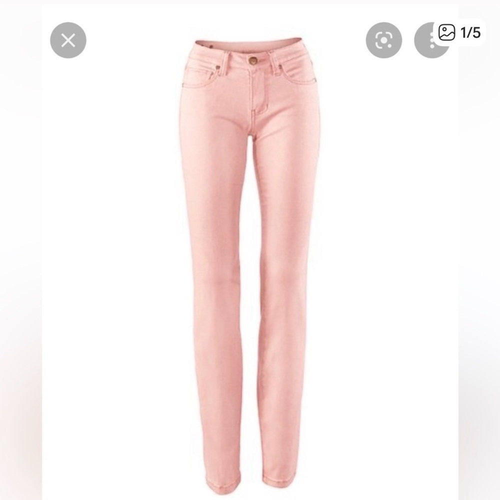 CAbi Women's Skinny Pink Jeans